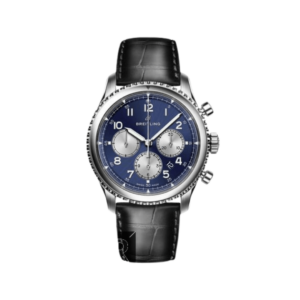 Breitling Navitimer 8 B01 Blue Dial and Leather Strap Watch Replica