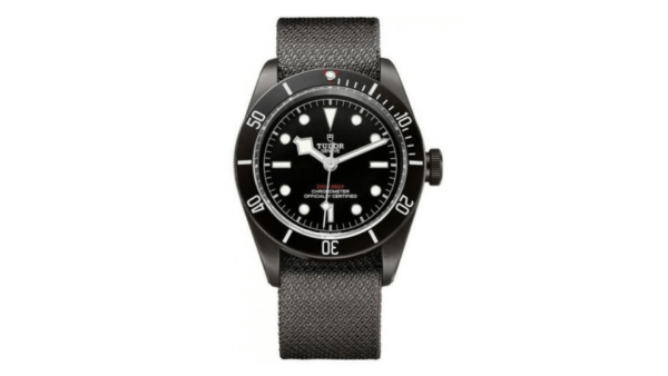 Replica Tudor Heritage Black Bay Dark 41 mm PVD Steel Case Fabric Bracelet Watch 79230DK-02