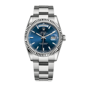 Rolex Day-Date 40mm White Gold Blue