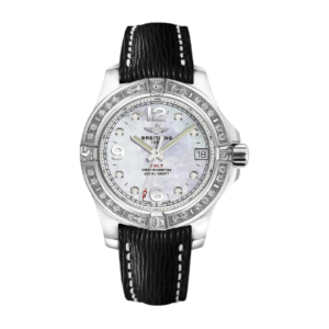 Replica Breitling A7438953/A771/213X/A16BA.1 Colt 36 Diamond Bezel Sahara Strap Black Tang Watch