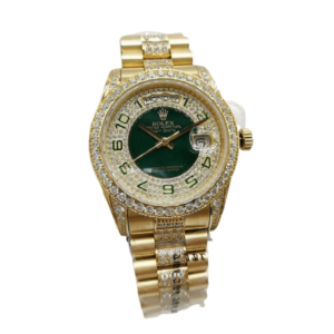 Iced Out Moissanite Rolex DayDate Circle Dial Face 31mm/41mm