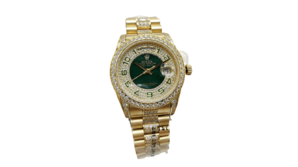 Iced Out Moissanite Rolex DayDate Circle Dial Face 31mm/41mm