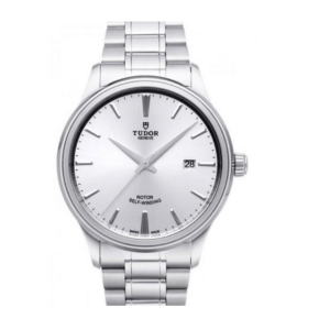 Replica Tudor Style 41mm Silver Dial Steel Strap Mens Watch 12700-1