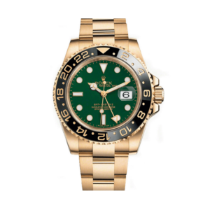 Rolex Yellow Gold GMT-Master II Green 116718